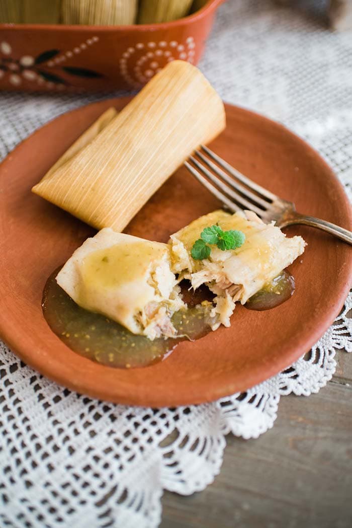 Roasted Chicken and Salsa Verde Tamales | Muy Bueno Cookbook