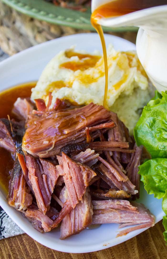Slow Cooker Easy Sriracha Ham | The Food Charlatan
