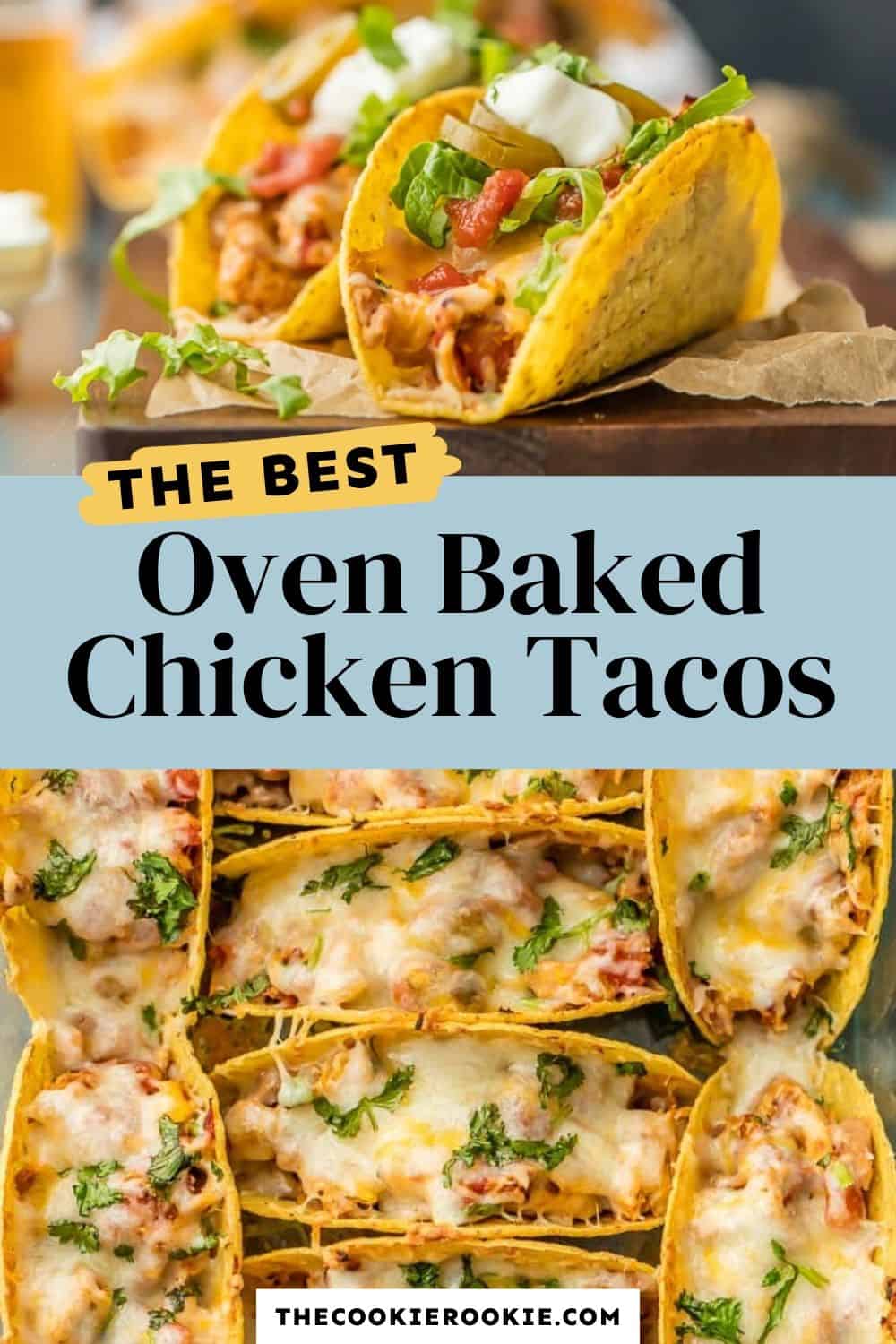 Baked Chicken Tacos Recipe - The Cookie Rookie®