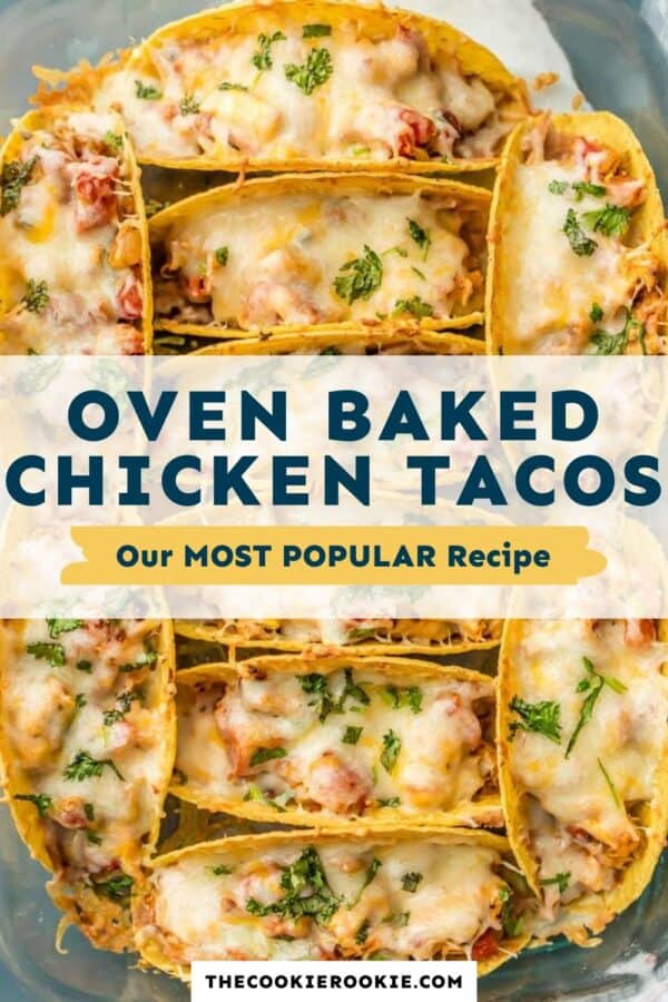 Baked Chicken Tacos Recipe - The Cookie Rookie®