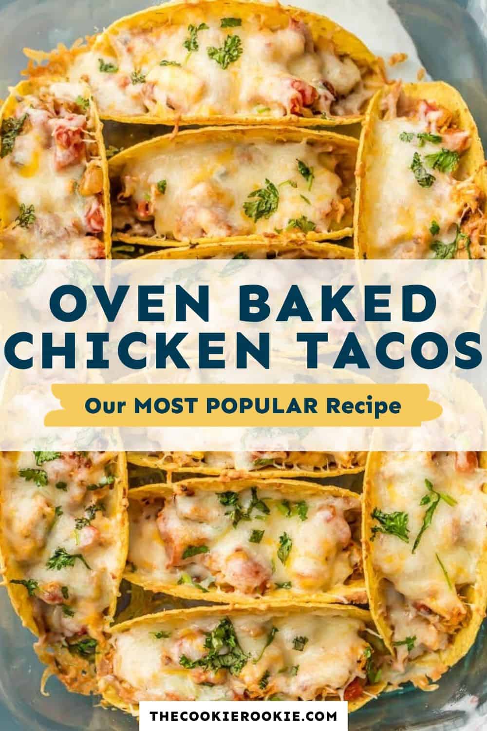 Baked Chicken Tacos (HOW TO VIDEO) - The Cookie Rookie