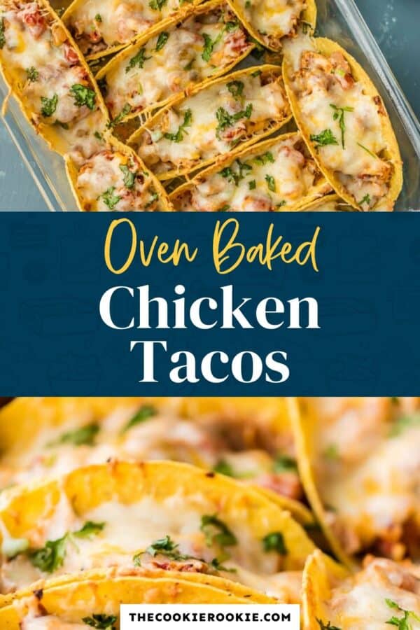 Baked Chicken Tacos Recipe - The Cookie Rookie®