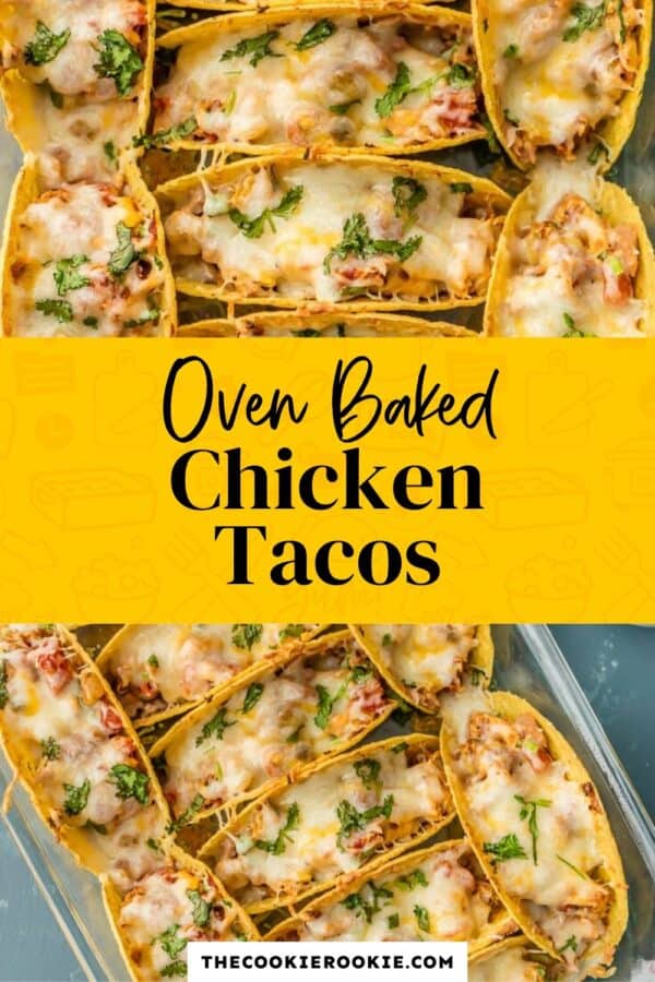 Baked Chicken Tacos Recipe - The Cookie Rookie®