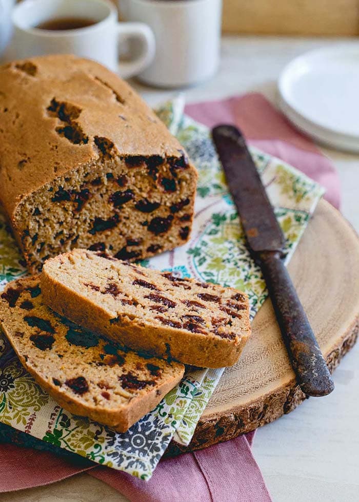 Tart Cherry Tea Bread | Running to the Kitchen