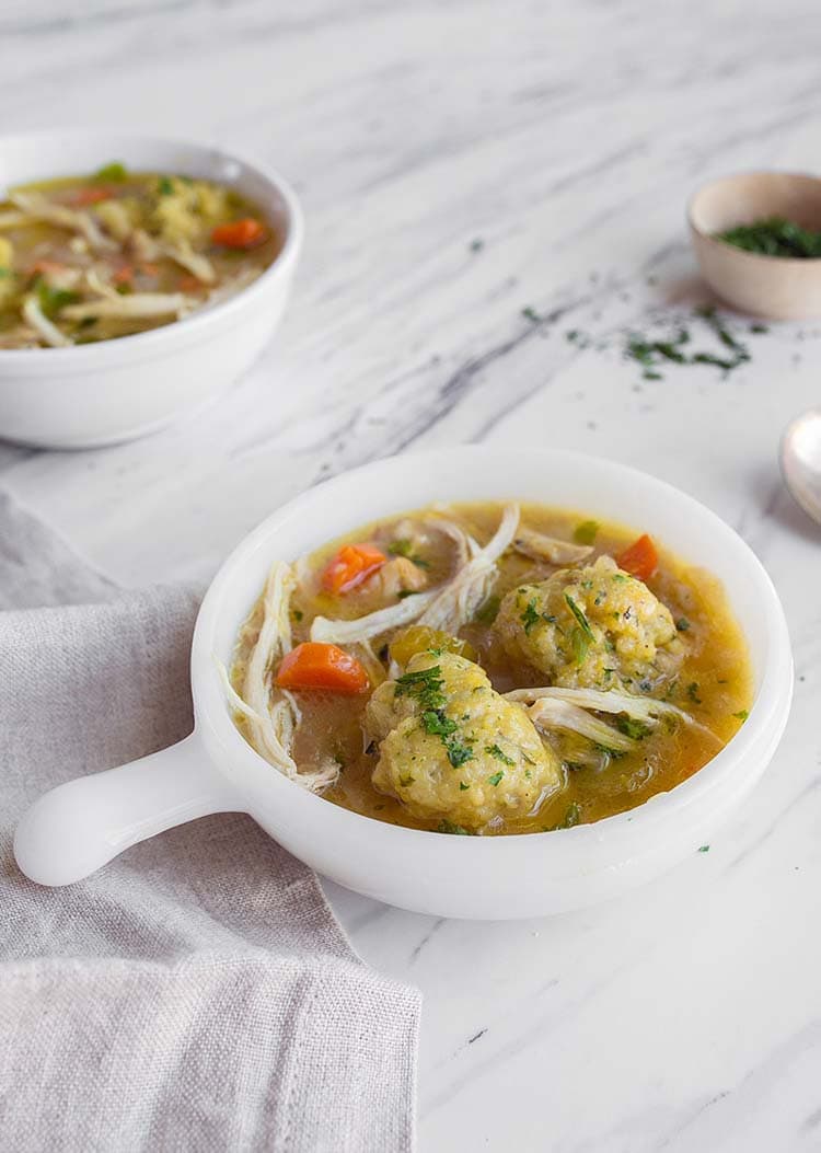 Instant Pot Chicken and Dumplings for Two | Dessert for Two