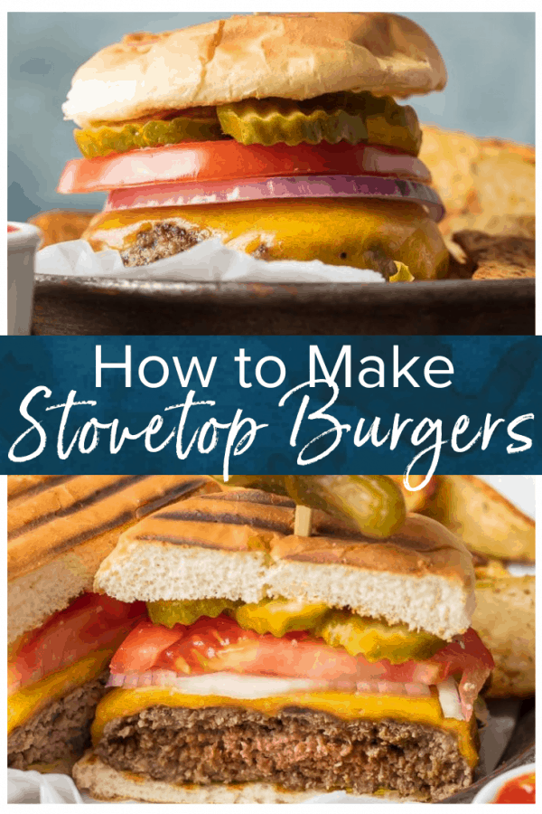 stovetop burgers pinterest