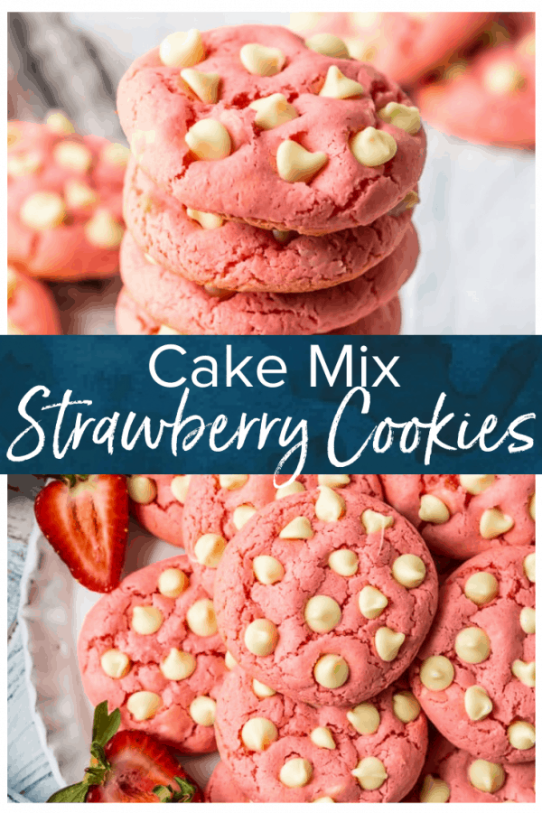 strawberry cookies pinterest collage