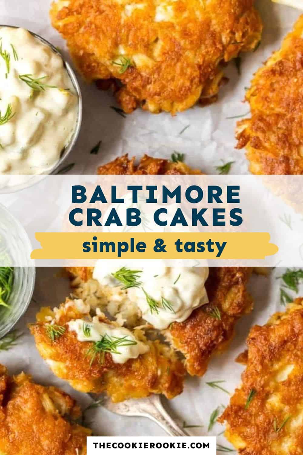 Baltimore Crab Cakes pin image