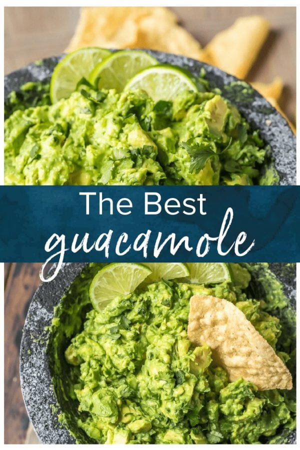 The Best Guacamole- Pinterest collage
