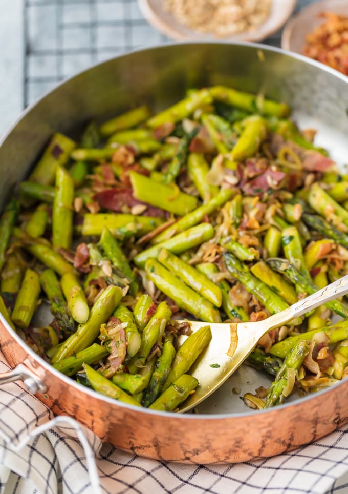 Sauteed Asparagus with Pancetta