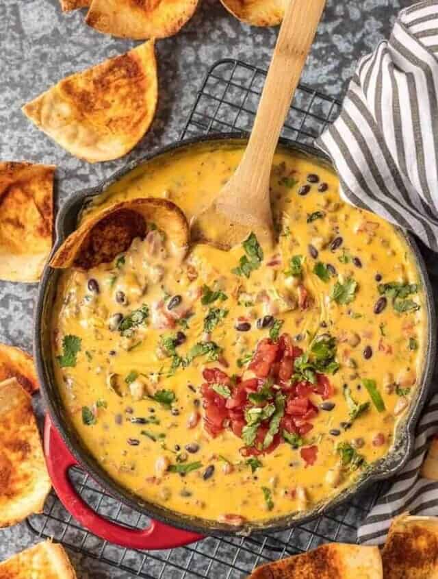 Loaded Cowboy Dip Queso | The Cookie Rookie