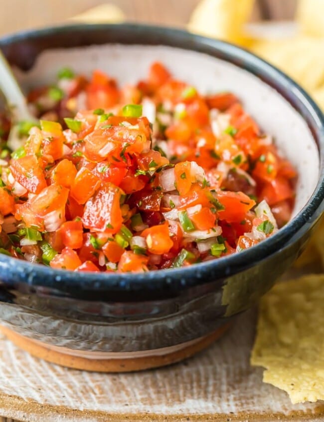 homemade pico de gallo