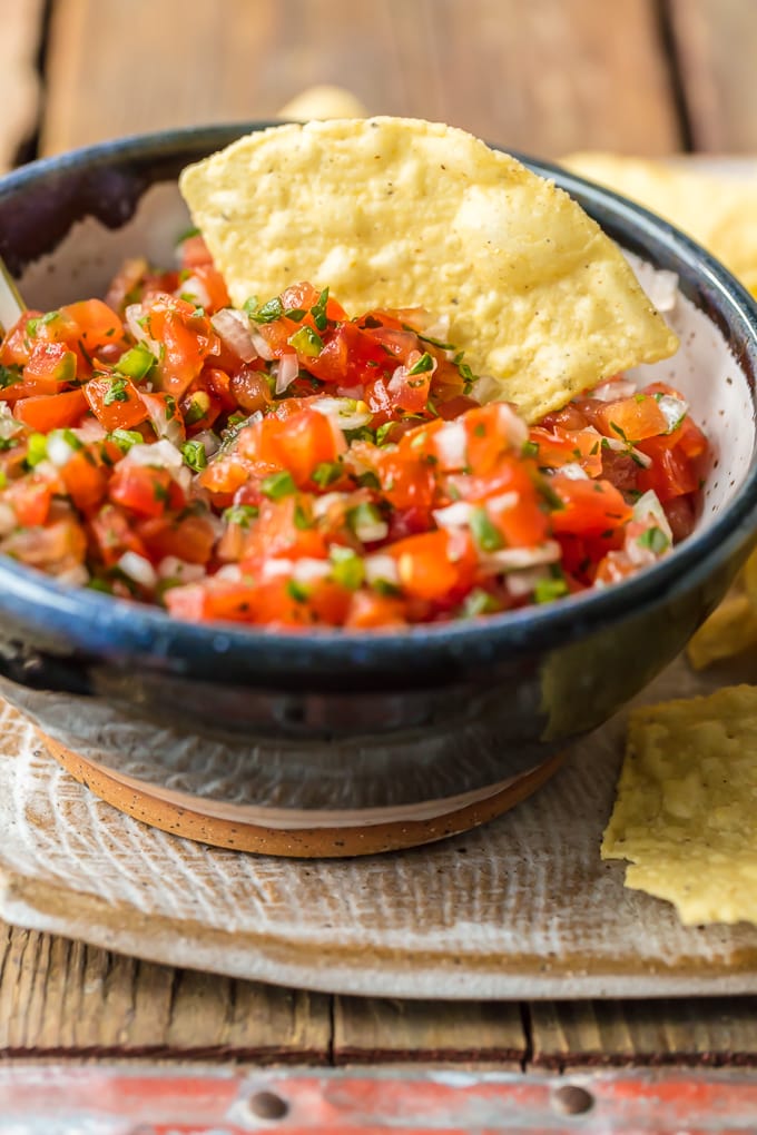 18+ Pico De Gallo Dip Background