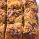 peanut butter and jelly snack cakes on a platter