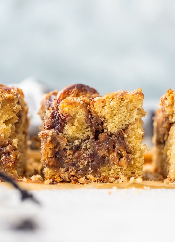 Close up of peanut butter and jelly snack cakes