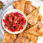 strawberry salsa and cinnamon sugar chips - 7