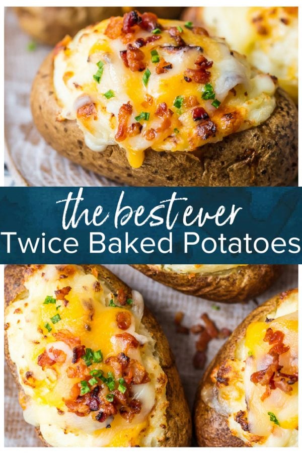 Twice Baked Potatoes Recipe {VIDEO} - The Cookie Rookie