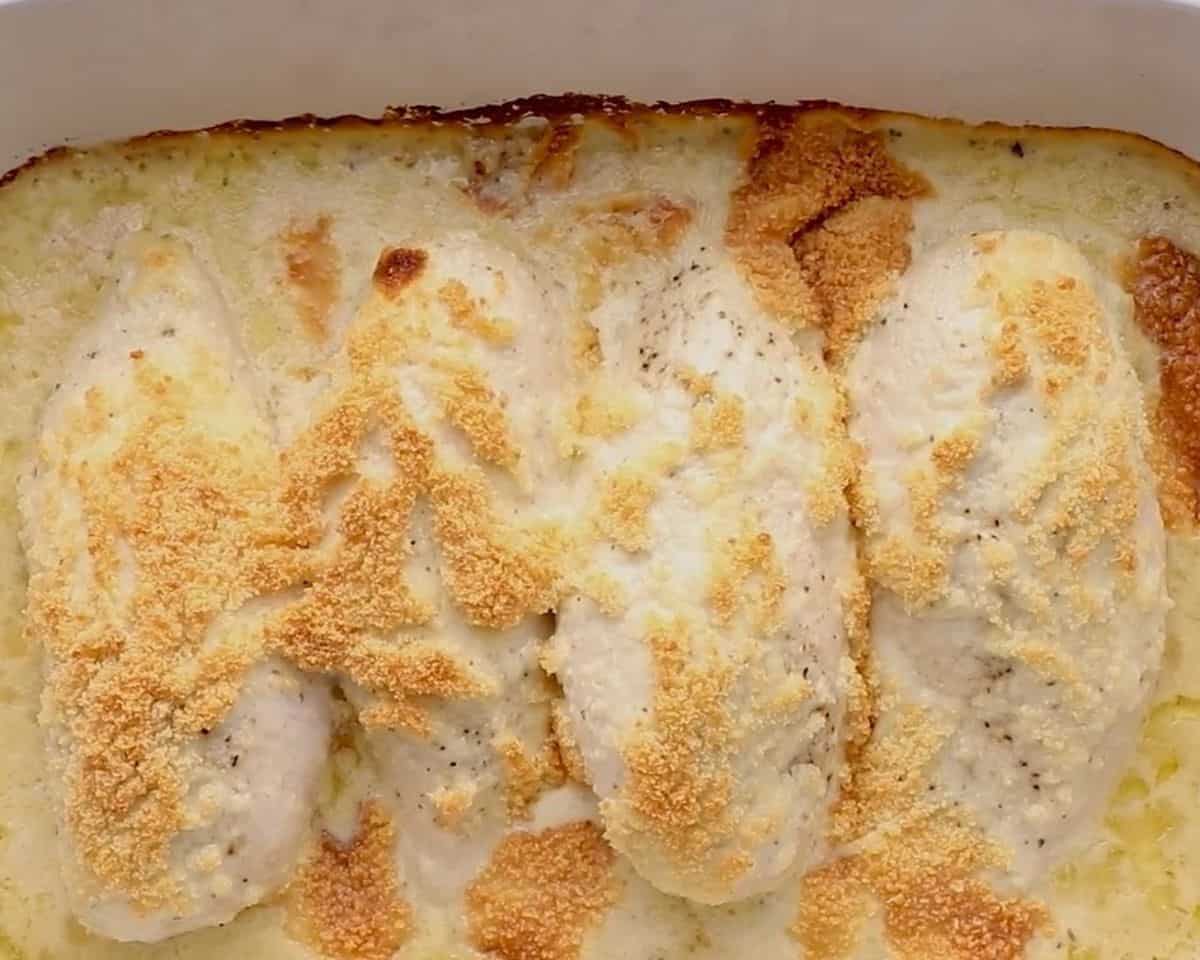 Baked ranch chicken.
