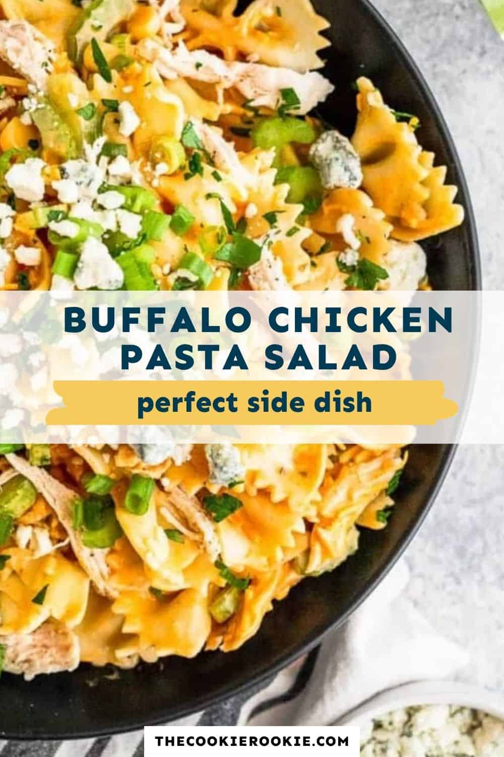 Buffalo Chicken Pasta Salad pin image