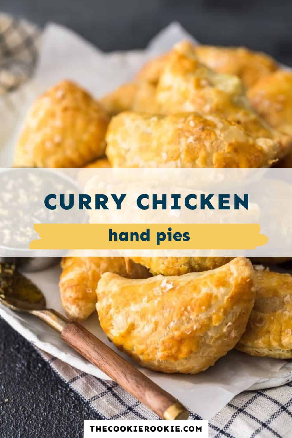 Curry Chicken Hand Pies pin image