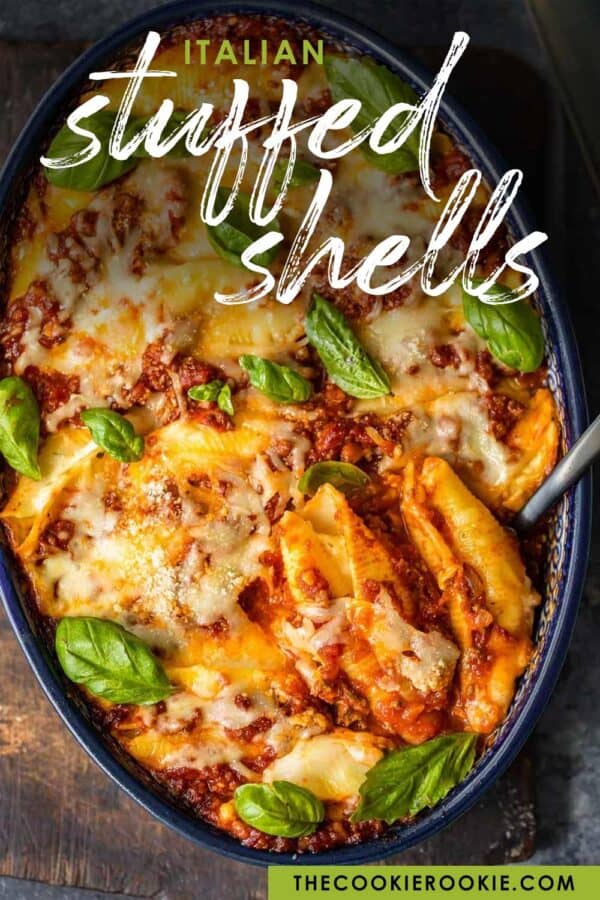 italian stuffed shells pinterest image