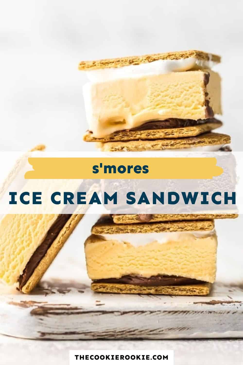 S'mores Ice Cream Sandwich pin image