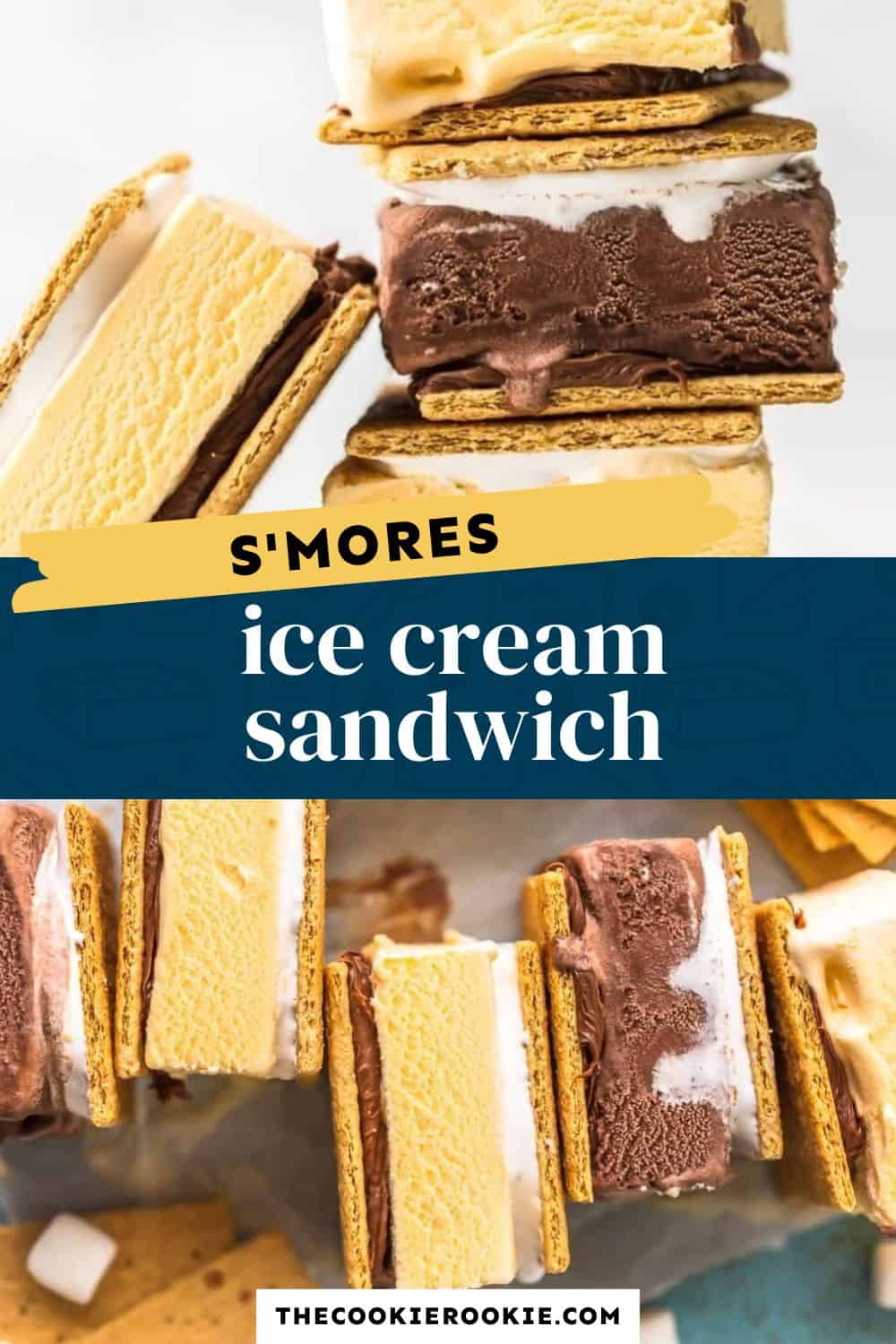 S'mores Ice Cream Sandwich pin image