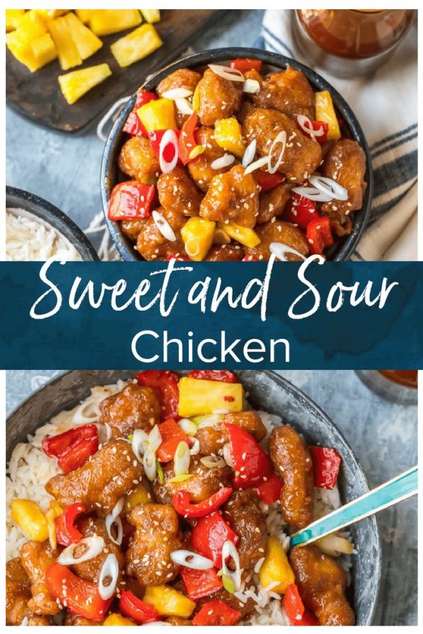 This easy Sweet and Sour Chicken recipe is crispy, tangy, and delicious! Learn how to make it at home along with a sweet and sour chicken sauce.