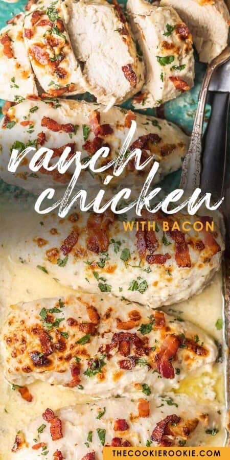 Baked Ranch Chicken with Bacon  Chicken Bacon Ranch  Recipe - 69