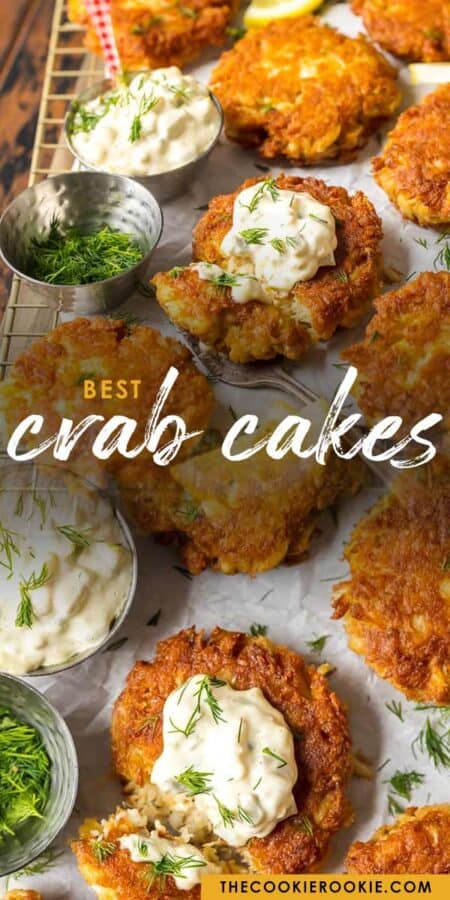 crab cakes pinterest collage