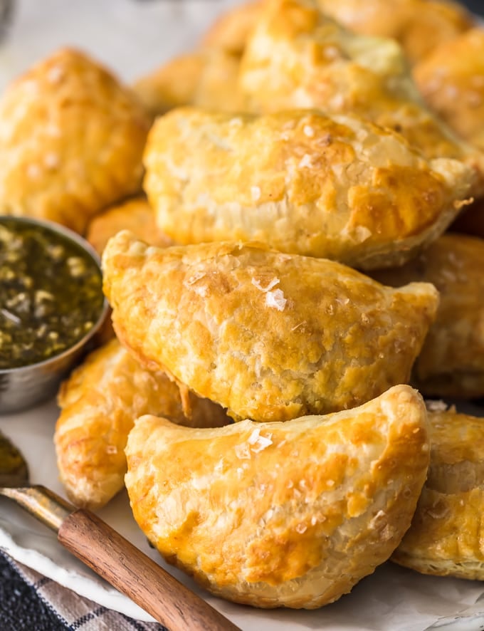 Curry chicken hand pies