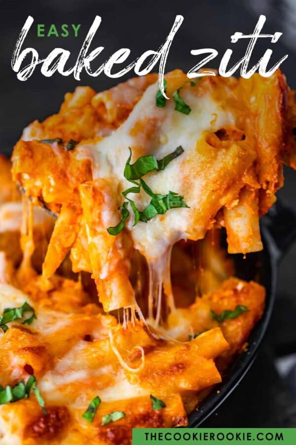 baked ziti pinterest image