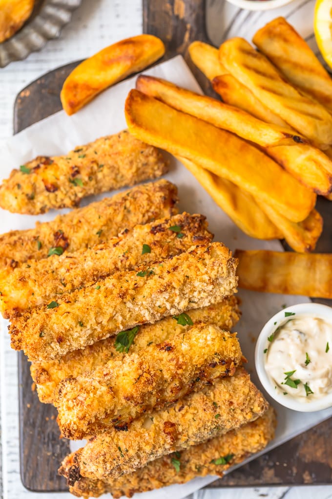 Fish Sticks Recipe (Crispy Baked Fish Sticks) VIDEO!!!