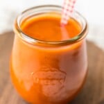 Learn How to Make Buffalo Sauce to make your buffalo wings even tastier! This Homemade Buffalo Sauce Recipe is super easy and quick to make. It's hot and tasty, and it's going to take your buffalo wings to the next level. You can also use this delicious buffalo wing sauce on other recipes, or use it as a dip for your favorite appetizers!