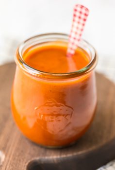 Learn How to Make Buffalo Sauce to make your buffalo wings even tastier! This Homemade Buffalo Sauce Recipe is super easy and quick to make. It's hot and tasty, and it's going to take your buffalo wings to the next level. You can also use this delicious buffalo wing sauce on other recipes, or use it as a dip for your favorite appetizers!
