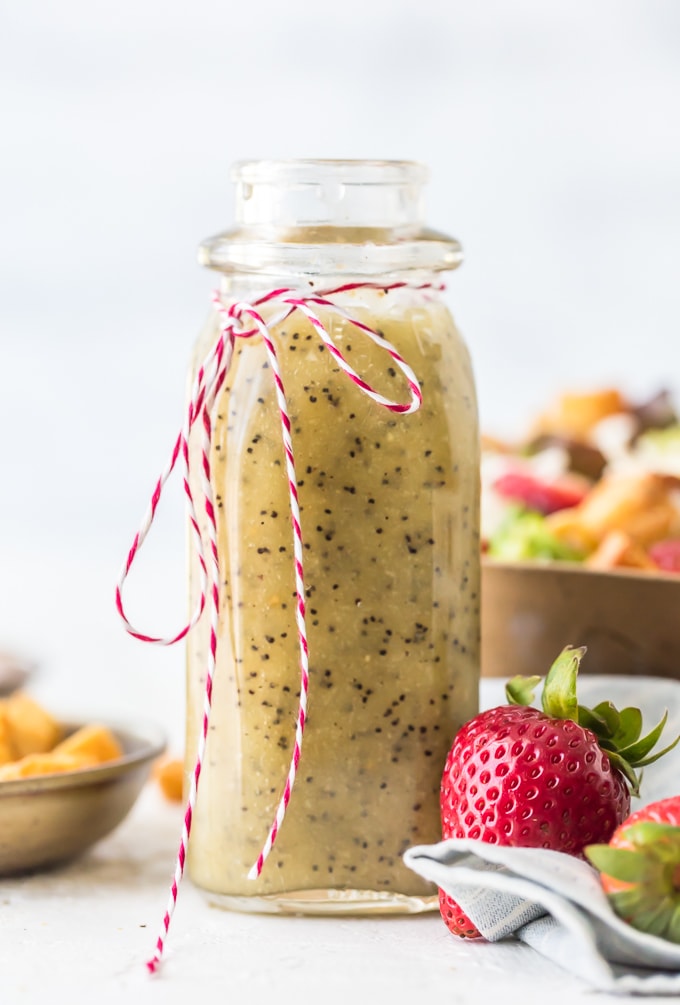 Homemade poppy seed dressing