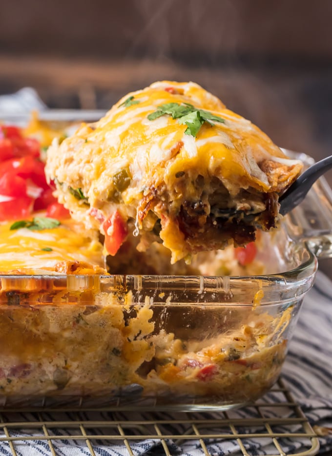 Spoonful of king ranch chicken casserole