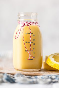 Lemon Sauce is a fresh, fruity addition to blueberry pancakes and lots of other baked goods. Lemon Syrup for pancakes adds so much flavor, and it tastes much lighter than heavy maple syrup. I love adding in a bit of lemon sauce to brighten up my morning pancakes!