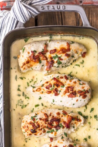 Baked Ranch Chicken with Bacon VIDEO Chicken Bacon Ranch