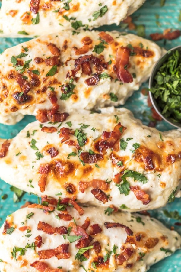 Baked Ranch Chicken with Bacon {VIDEO} Chicken Bacon Ranch