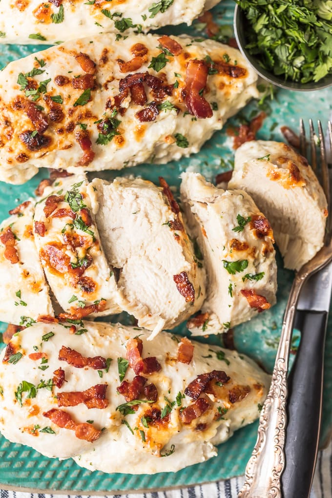 Baked Ranch Chicken with Bacon VIDEO Chicken Bacon Ranch