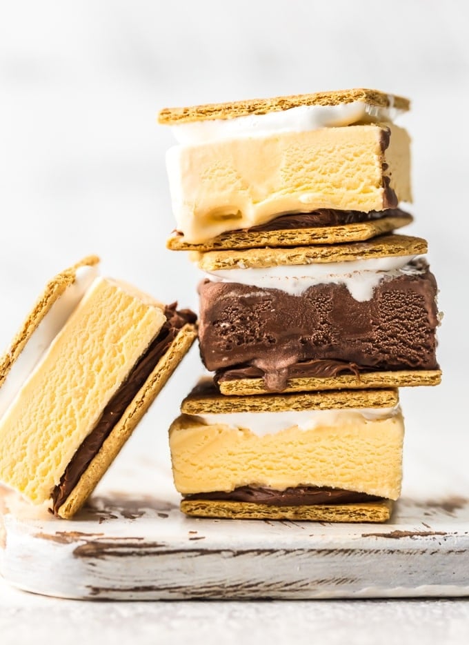 S Mores Ice Cream Sandwich Super Easy Recipe The Cookie Rookie S Mores Ice Cream Sandwich Super Easy Recipe The Cookie Rookie