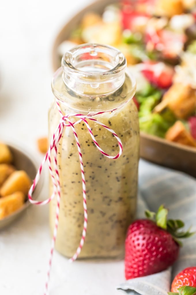 Homemade poppyseed dressing