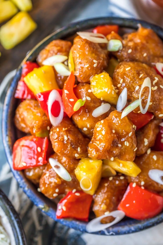 Sweet and sour chicken