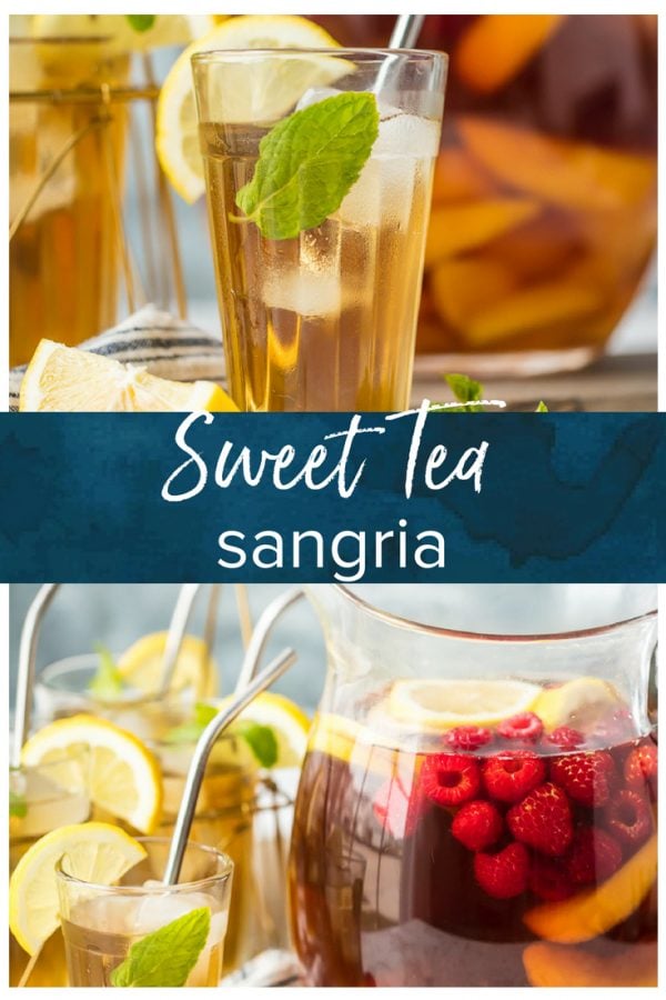 sweet tea sangria pinterest photo