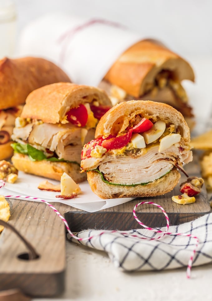 Teriyaki Chicken Cobb Salad Sub Sandwich 