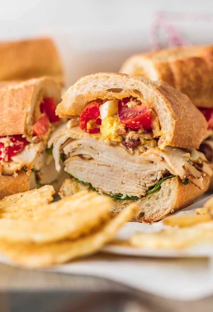 Cobb Salad and Teriyaki Chicken Sandwich