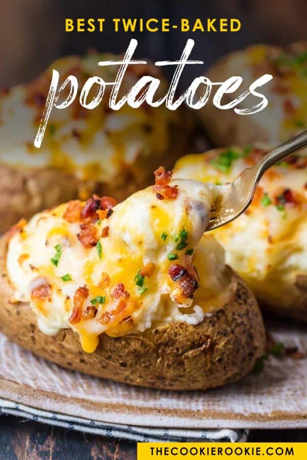 twice baked potatoes pinterest image