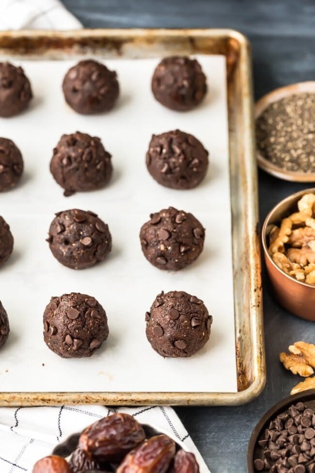 brownie protein balls