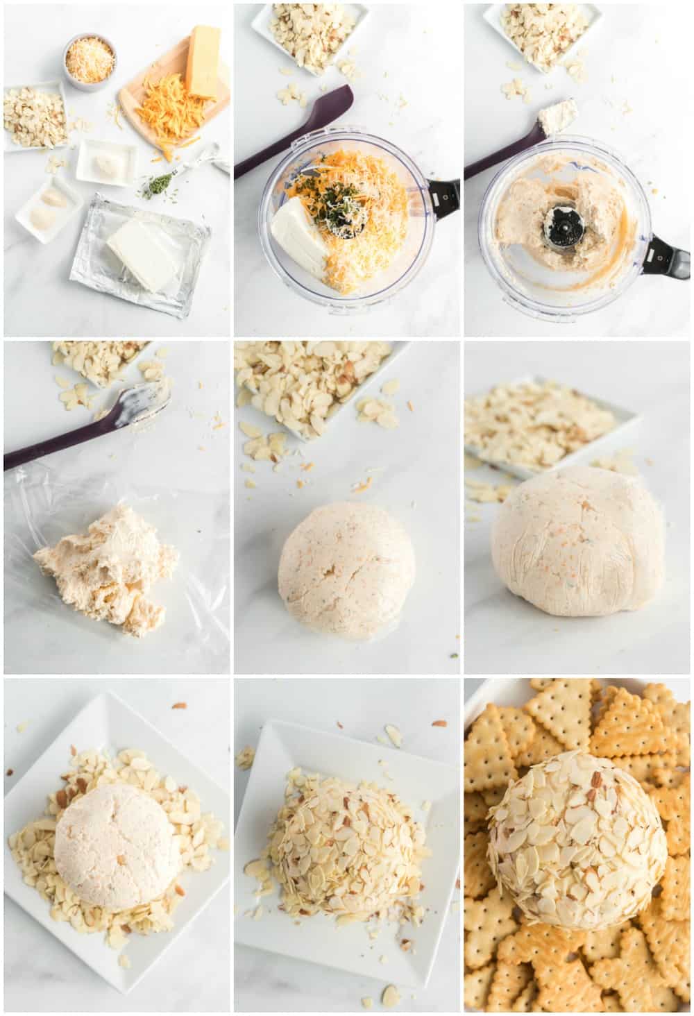 step by step photos of how to make a cheese ball